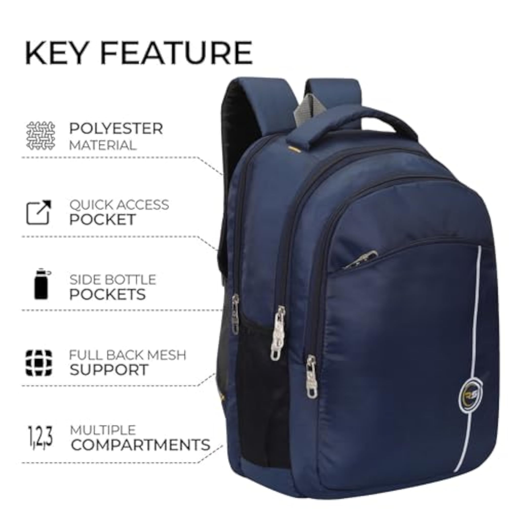 40L Casual Laptop Backpack for Men & Women